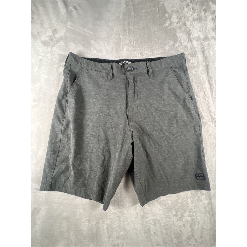 Billabong Crossfire Submersibles Mens Hybrid board Shorts Grey‎ Stripe  Size 34